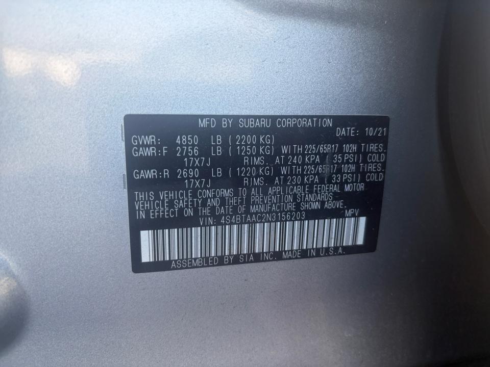 2022 Subaru Outback CVT
