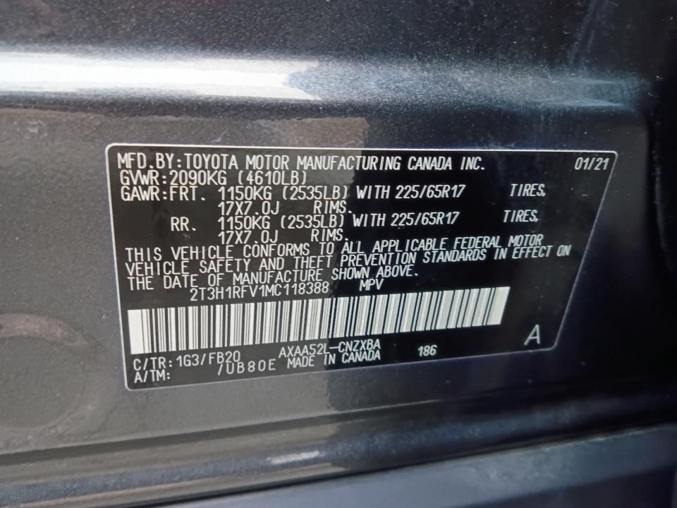 2021 Toyota RAV4 LE