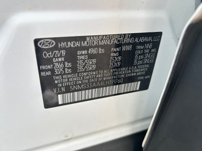 2020 Hyundai Santa Fe SEL