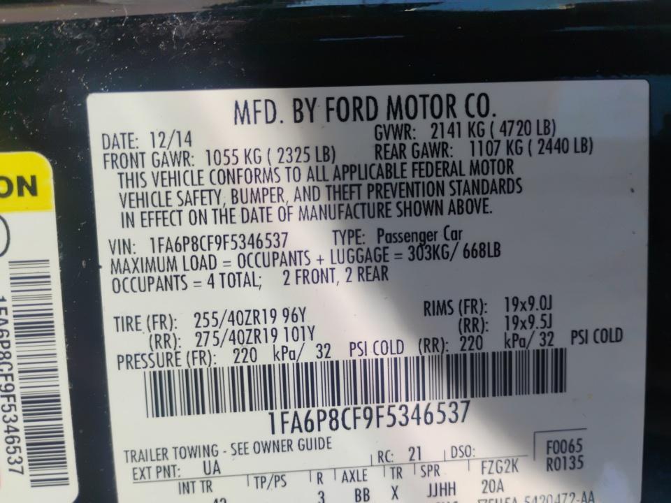 2015 Ford Mustang GT Premium