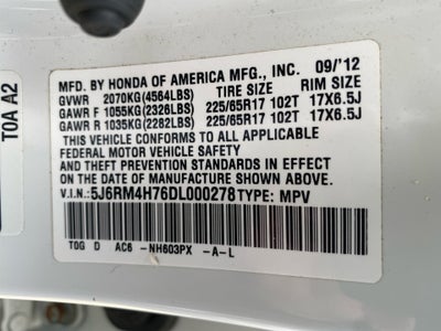 2013 Honda CR-V EX-L