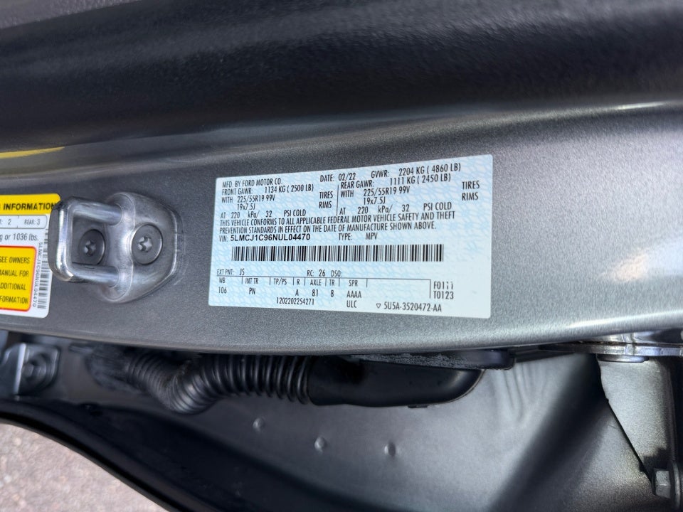 2022 Lincoln Corsair Standard