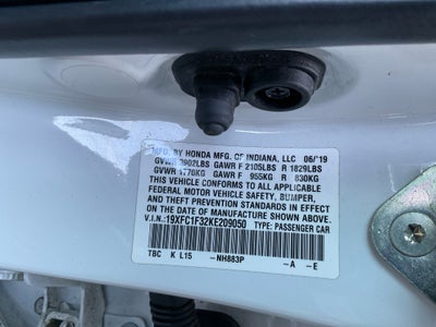 2019 Honda Civic EX