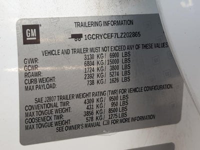 2020 Chevrolet Silverado 1500 Custom Trail Boss