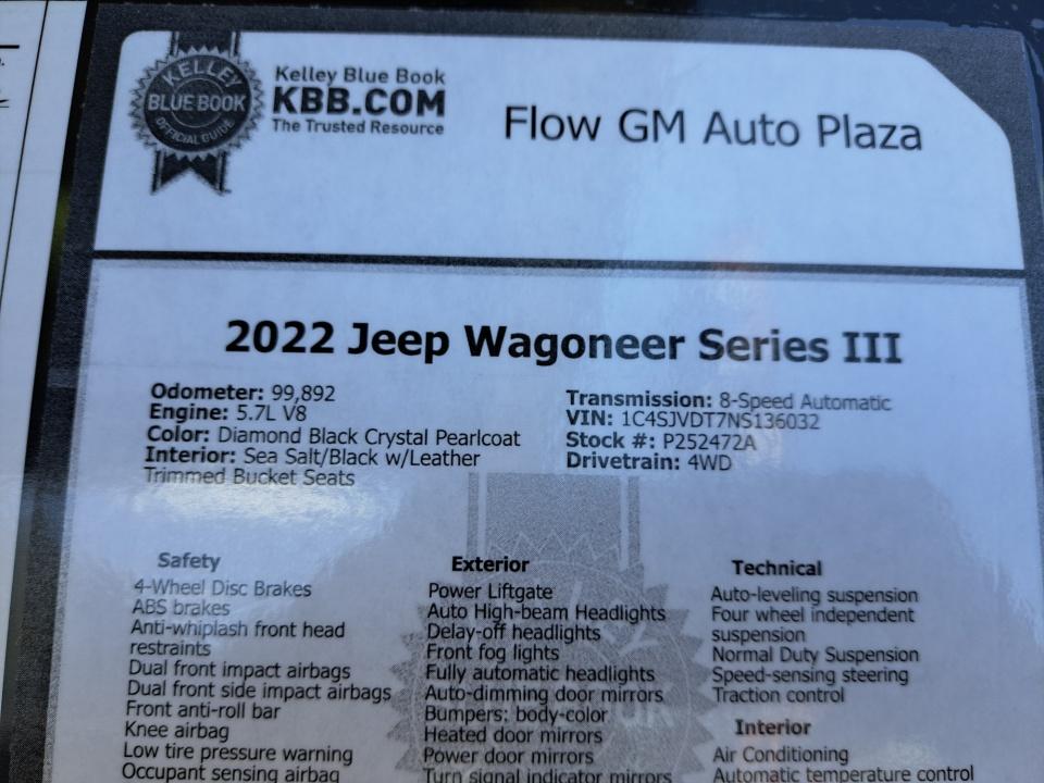 2022 Jeep Wagoneer Series III