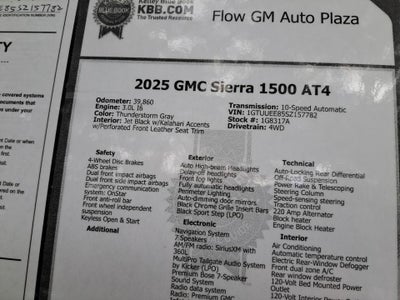 2025 GMC Sierra 1500 AT4