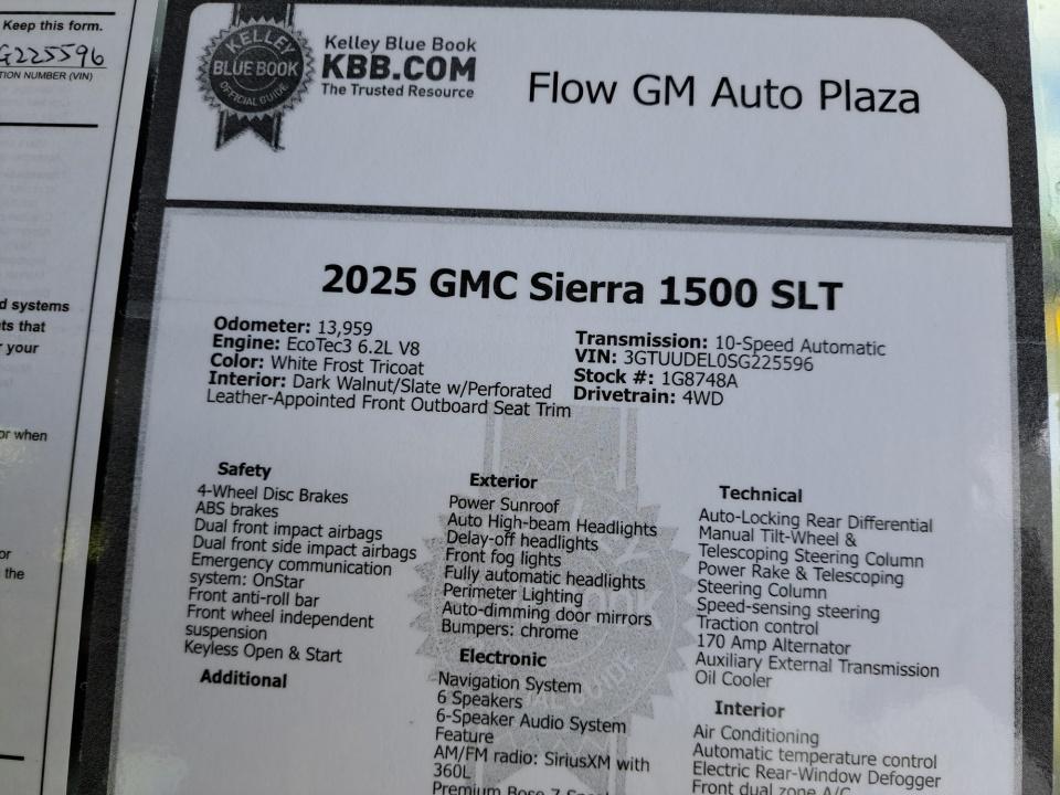 2025 GMC Sierra 1500 SLT