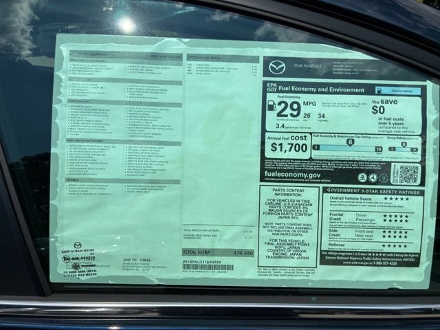 2026 Mazda Mazda3 Hatchback 2.5 S Preferred