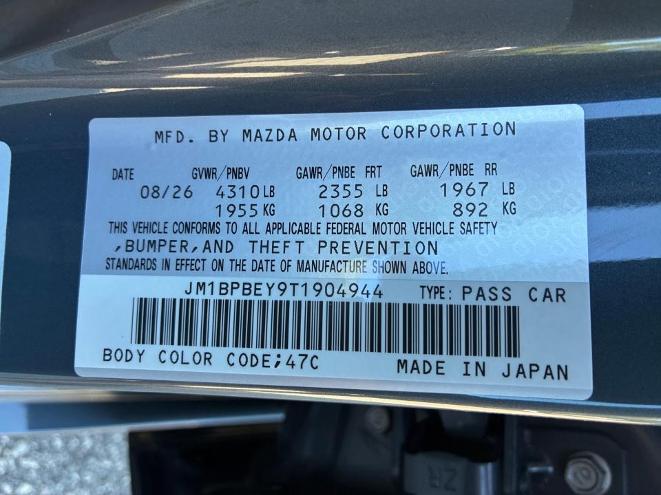2026 Mazda Mazda3 Sedan 2.5 Turbo Premium Plus AWD