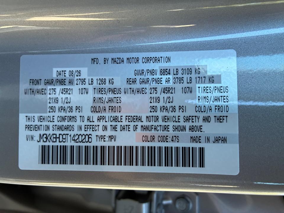 2026 Mazda Mazda CX-90 3.3 Turbo Preferred AWD