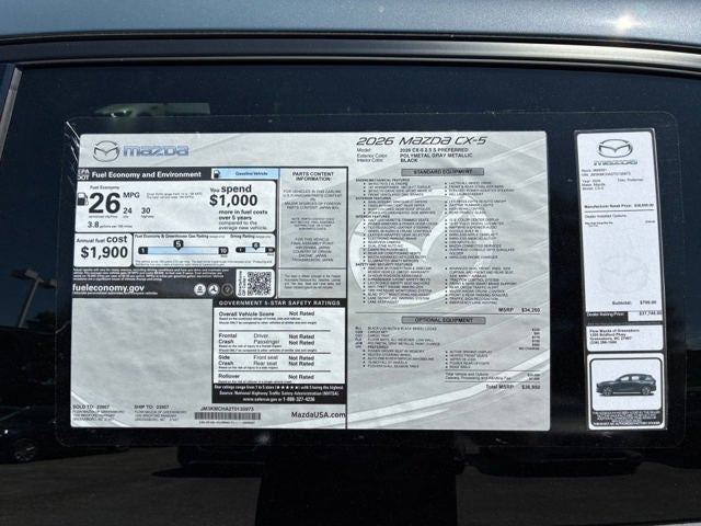 2026 Mazda Mazda CX-5 2.5 S Preferred AWD