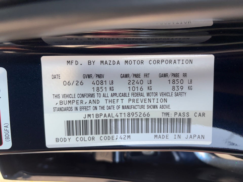 2026 Mazda Mazda3 Sedan 2.5 S