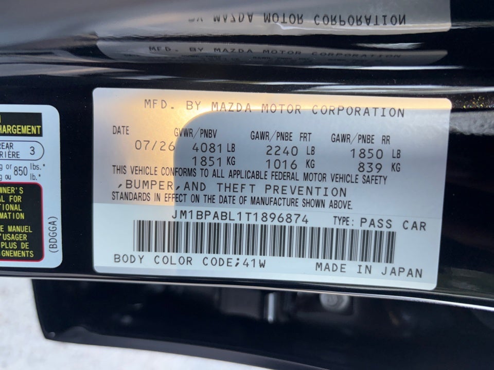 2026 Mazda Mazda3 Sedan 2.5 S Select Sport
