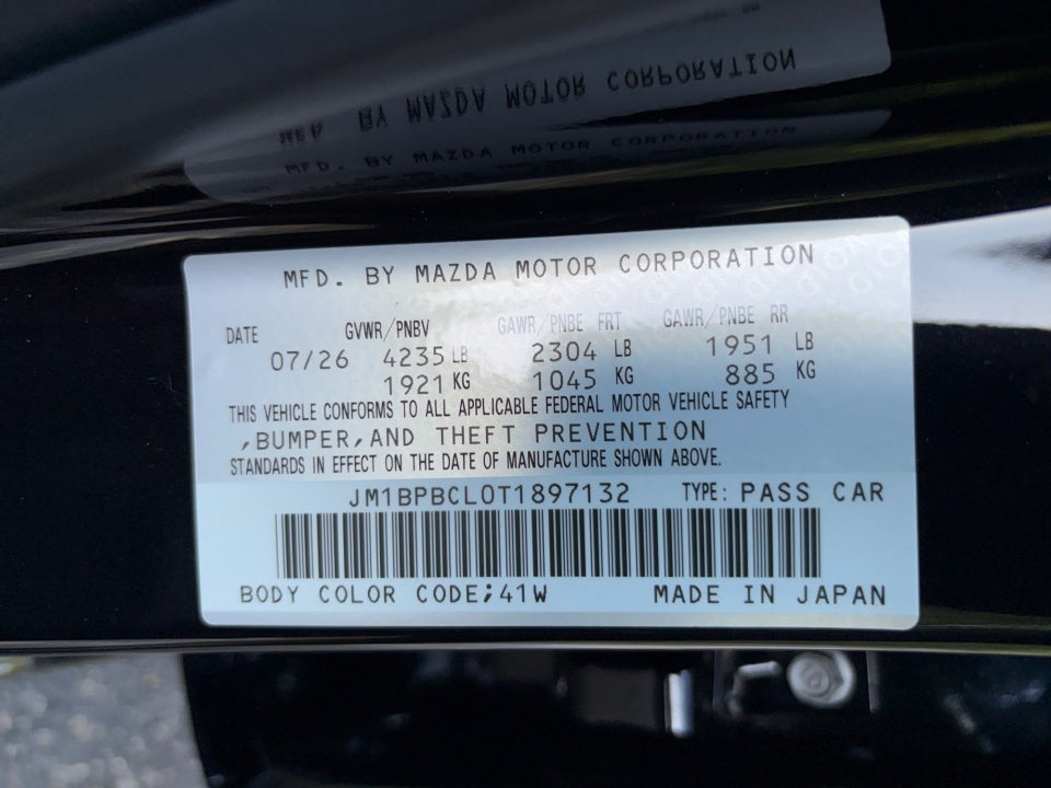 2026 Mazda Mazda3 Sedan 2.5 S Carbon Edition
