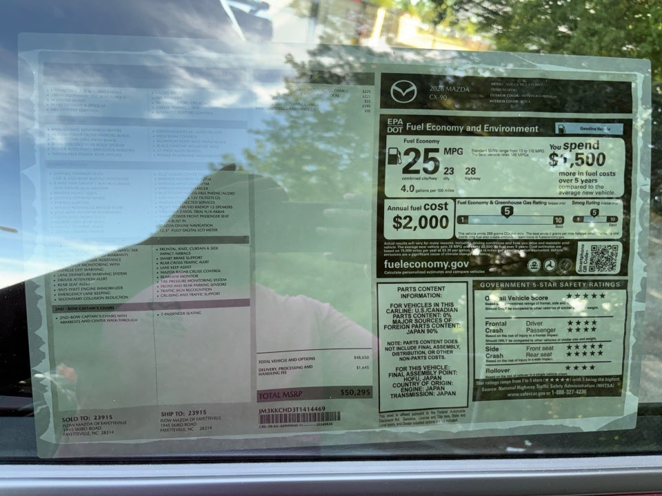 2026 Mazda Mazda CX-90 Premium Sport