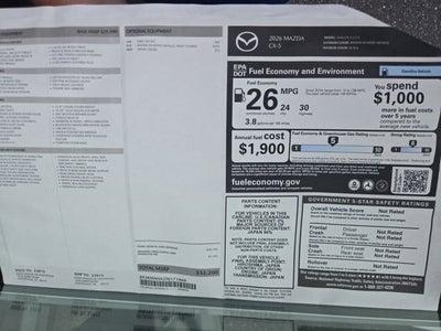 2026 Mazda Mazda CX-5 2.5 S AWD