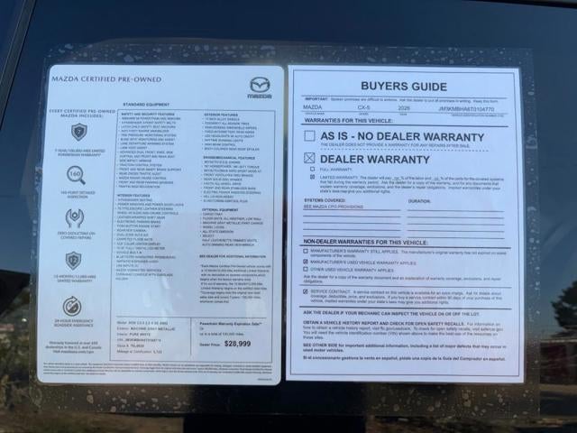 2026 Mazda Mazda CX-5 2.5 S Select