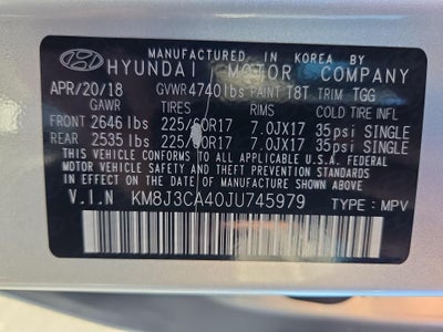 2018 Hyundai Tucson SEL