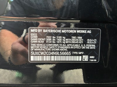 2022 BMW X7 xDrive40i