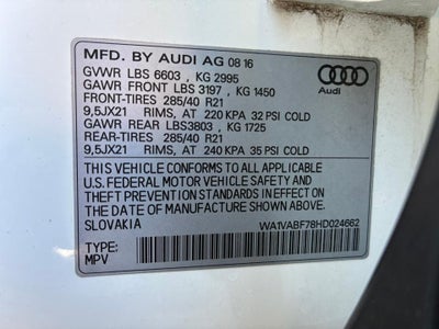 2017 Audi Q7 Prestige